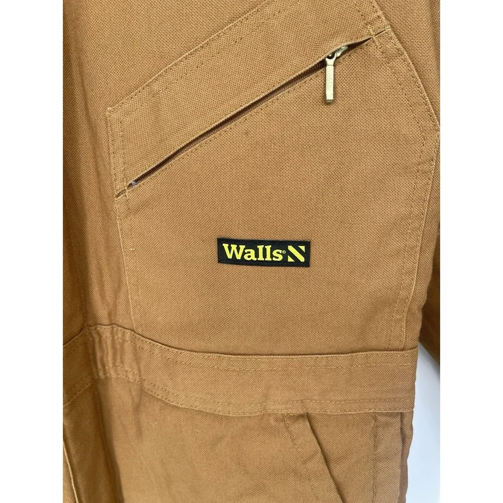 Walls Work Wear Quilted Liner Mechanics Coveralls Men's M Pit To Pit 24 Inseam29
